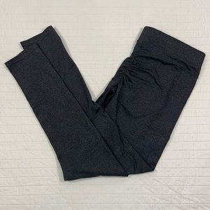 Running Girl scrunch “butt lifting” compression leggings, gray; Size Med